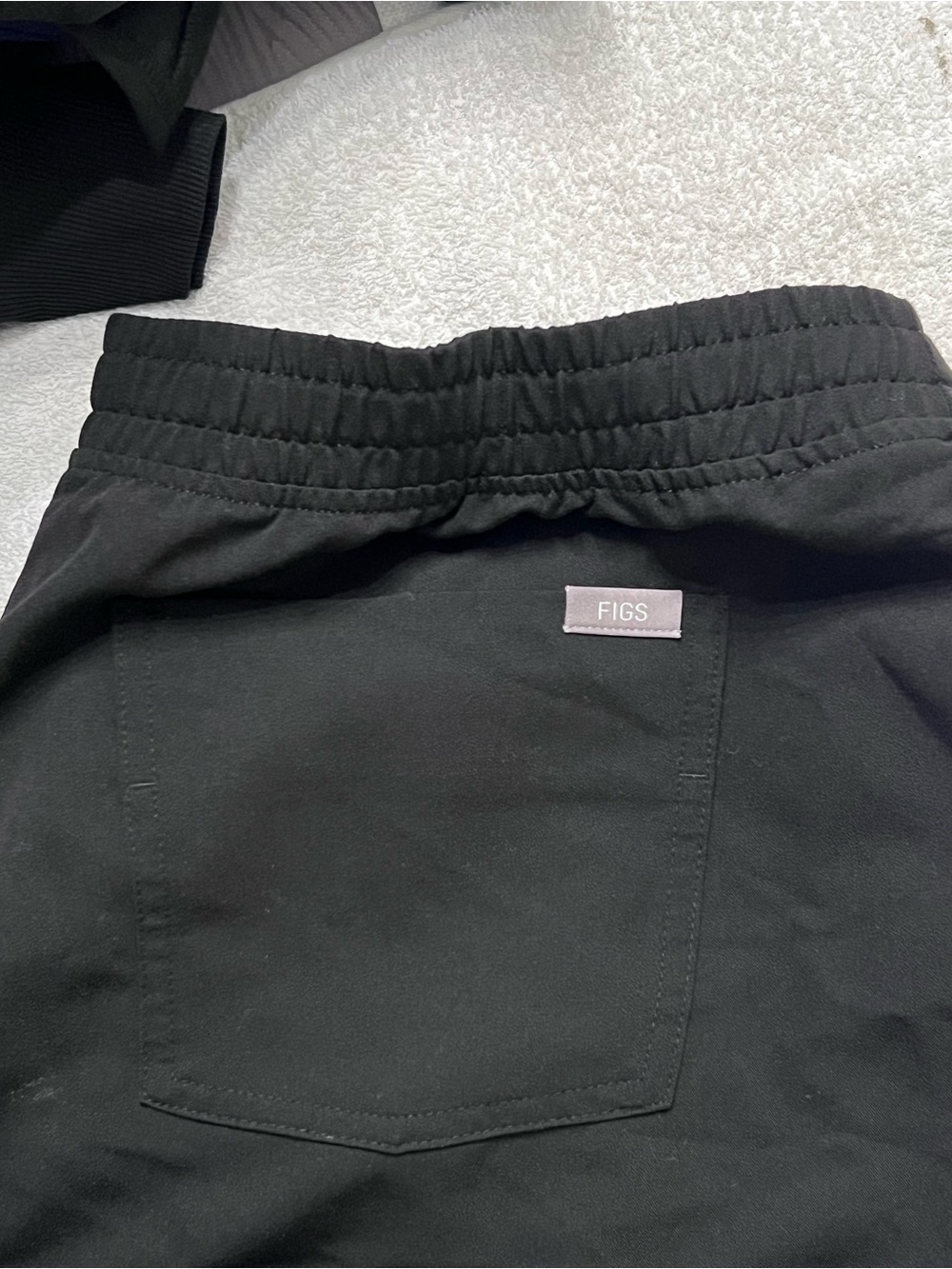 FIGS Zamora Maternity Jogger Scrub Pants Womenās XL Black W22SW2006
